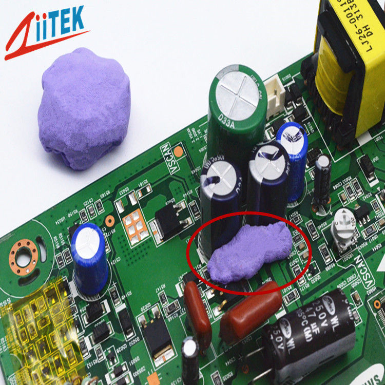 Violet 5w High Conductivity Thermally Conductive Putty , 3.10 G/Cc