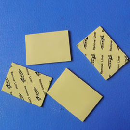 Yellow High Dielectric Strength Thermal Conductive Pad 3.0W/mK For Telecommunication Hardware silicone pad -50 to 200℃