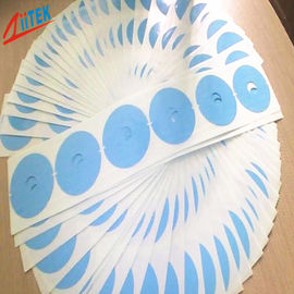 Strong Viscosity Thermal Adhesive Tape, Glass fiber blue Adhesive Tape for LED Aluminum Plate Heat Dissipation 1.0 W/mK