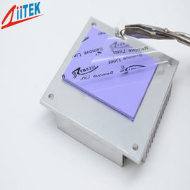Violet Silicone Soft Thermal Conductive Pad for RDRAM Memory Modules 2.6W/mK, 35 Shore00, 2.80 g/cc