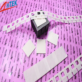 Silicone Elastomer 50 Shore A White Thermal Adhesive Tape for LED Fluorescent Lamp 0.8 W/mK