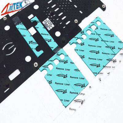 Smart Phone Green 2.0W/MK Thermal Conductivity Pad Thermal Insulation Silicone Thermal Gap Pad For CPU/LED/PCB