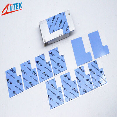 High Thermal Conductivity Silicone Thermal Pad Supplier 3.0W/MK Blue Thermal Gap Filler Pad For AI Server Thermal Management