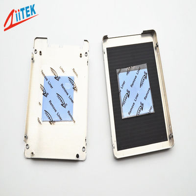 Ultra Soft Naturally Tacky Thermal Gap Filler Blue Silicone Rubber Sheet With 2.0W/mK Thermal Conductivity Designed For Heat Transfer