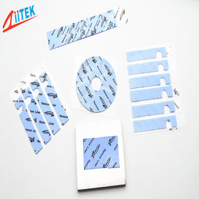 Ultra Soft Naturally Tacky Thermal Gap Filler Blue Silicone Rubber Sheet With 2.0W/mK Thermal Conductivity Designed For Heat Transfer