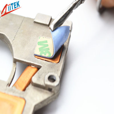 Thermal Gap Filler Silicone Gap Pad With Electrical Isolation And Naturally Tacky Surface For Thermal Management