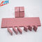 UL Recognized 45 Shore 00 Thermal Conductive Pad  Pink Silicone Sheet 2.5W/mK For High Speed Mass Storage Drives