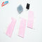 Pink 3W/mK High Tack Surface Reduces Contact Resistance Thermal Gap Filler G579 2.10 g/cc