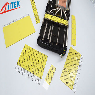 1.5mm Thickness Thermal Gap Filler High Temperature Thermal Pad For Mother Board And Lithium Battery