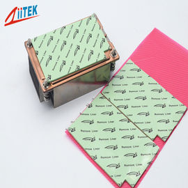 Green thermal gap filler pad 2 W/m-K 45shore00 factory cheap price for panels and IGBTs 