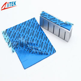 ultra soft Thermal Conductive pad For LED lighting 4 W/M-K blue thermal silicone gap filler  TIF100-40-12U