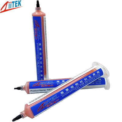 Gray 7.0W Ultra-High Thermal Conductive Silicone Gel For Telecom Industry
