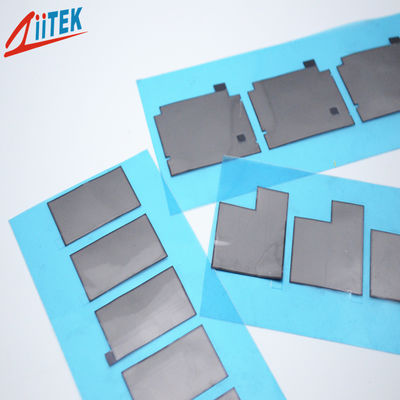 High Performance 85 Shore A Thermal Graphite Sheet 6.0W/MK With 0.25mm Composite Thickness