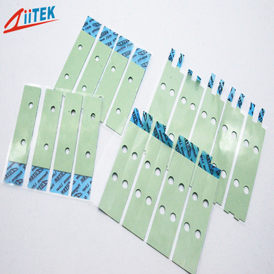 Highly Efficient Thermal Conductivity 6.0 W/MK 100x100mm Silicone Thermal Pads For Laptop Heat Insulation Materials