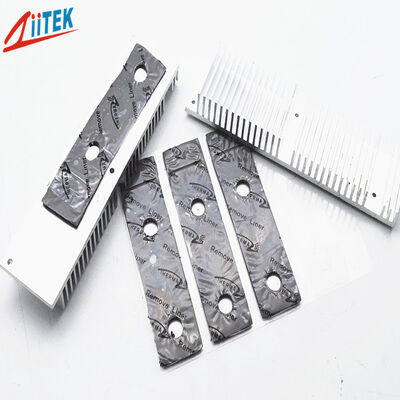 Excellent Electrical Insulation High Thermal Conductivity 10W/mK Thermally Conductive Gap Filler Pads For Flat-panel Displays