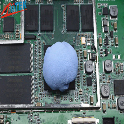 Blue 3W Thermally Conductive Gel Thermal Gap Filler High Viscosity For Micro Heat Pipe Heat Sinks