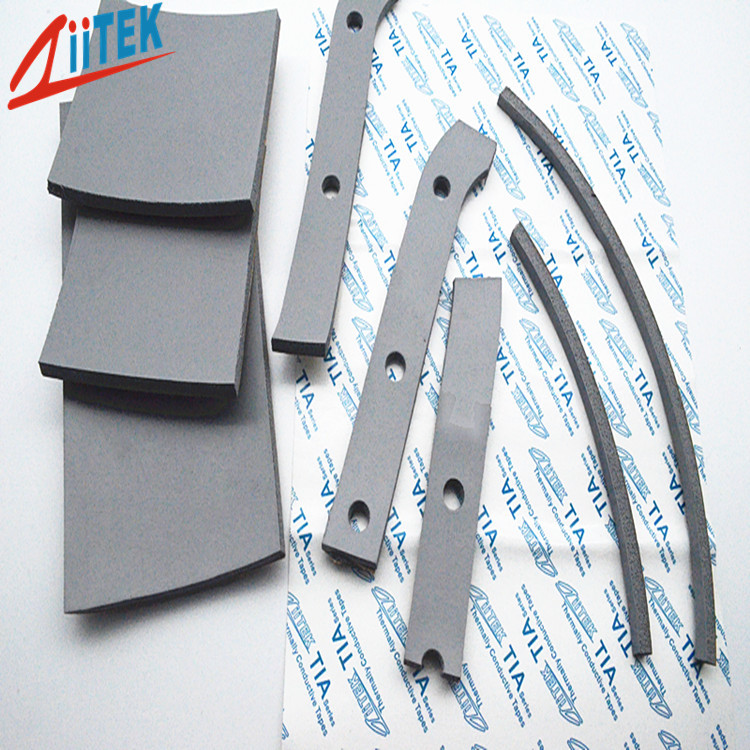 Gray High Temp Silicone Foam Sheet Shock-Absorbing Z-Foam 800-10FC For ...