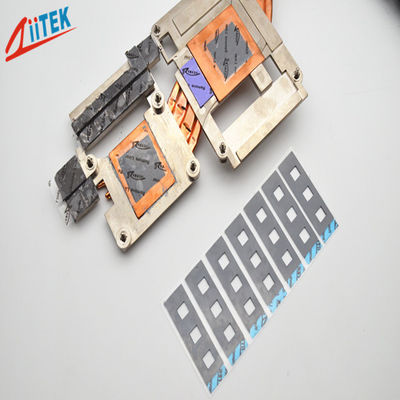 2.5W/MK CPU Heatsink Hardness 25 Shore 00 Thermally Conductive Pad For Electronic Components
